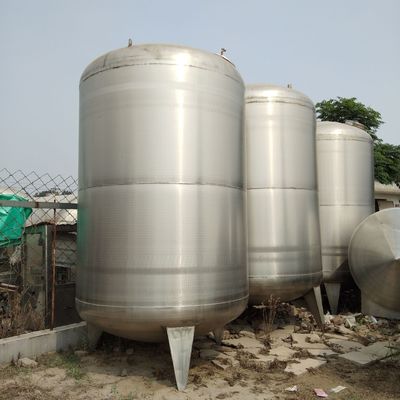 Tanque de almacenamiento de agua de acero inoxidable 304 personalizado con presión máxima de trabajo de 50 MPa