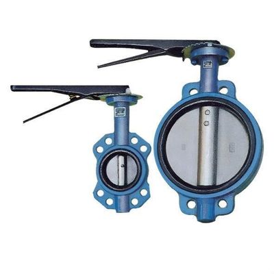 Vender CF8 Di Ci EPDM PTFE fuerte ácido dúctil de hierro palanca operada de la oblea de la válvula mariposa