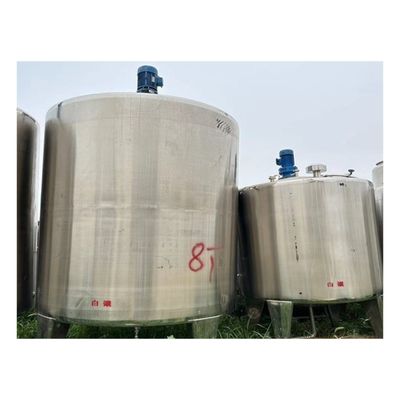 Tanque de mezcla de almacenamiento de mezclador de metal de producción química líquida inoxidable personalizado