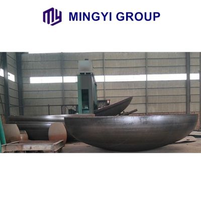 Industria soporte personalizado de tubería de acero del extremo del plato elíptico de la cabeza del tanque del plato