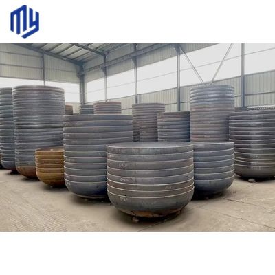 Cabeza elíptica de acero al carbono 2 1 Tanque de mezcla extremo envasado con tapa de extremo de fundición DIN28013