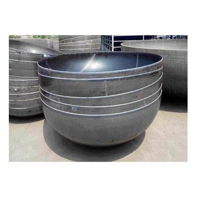 Conexión de soldadura Envases de presión de acero inoxidable con cabeza de tanque elíptica de carbono