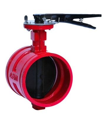 Válvula de mariposa de tipo Wafer / Lug / Flange / Grooved End personalizada para la eficiencia industrial