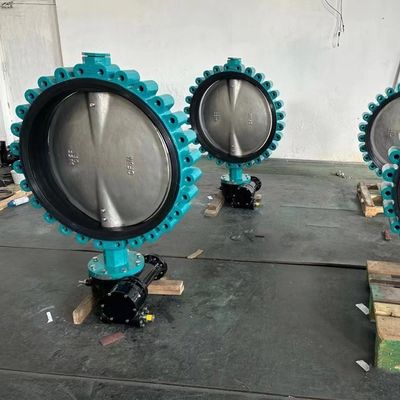 EPDM asiento de sellado suave palanca operada Wafer Lug Válvula mariposa con opciones personalizadas