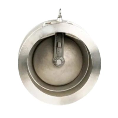 Válvula de control de balanceo de placas únicas de elevación de obleas de acero inoxidable manual Pn25 DN 50 para válvula de drenaje