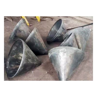 Círculo de la cabeza de código de soldadura conexión cónica del tanque terminaciones de la caldera partes de calefacción