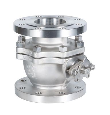 Dn15-200 WCB SS201 SS304 SS316 válvula neumática de bolas de agua con estructura de parada