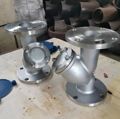 Desagüe suave ANSI ASTM de acero inoxidable Y colador con soporte de servicio postventa