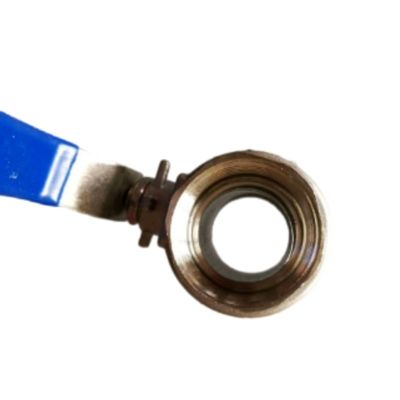 Pad de montaje de alta 2PCS válvula de bola de acero inoxidable de alta presión para gas