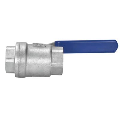 General 2PC de acero inoxidable del hilo interno de la manija de bloqueo de la válvula de bola para el agua, petróleo y gas