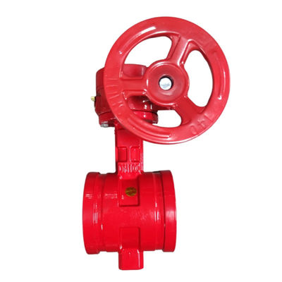 Medios de gas sello blando con ranuras válvula de turbina mariposa D381X hidráulica