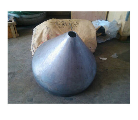 36&quot; de acero inoxidable plateado cónico y cabeza elíptica con norma ASME