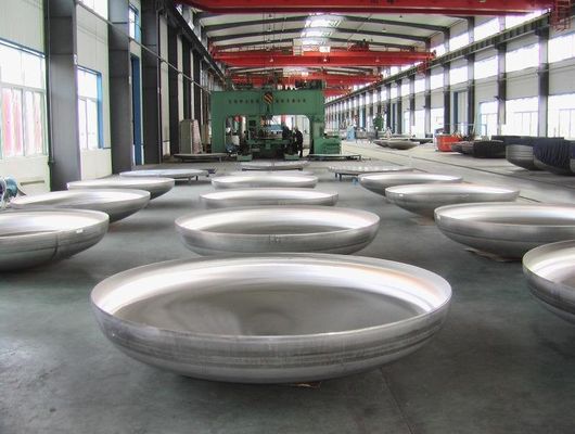 36&quot; de acero inoxidable plateado cónico y cabeza elíptica con norma ASME
