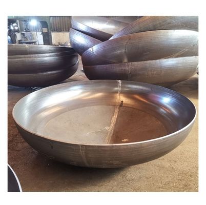 Conexión de soldadura Hemisferio de acero al carbono cabeza de plato con diseño personalizado OEM