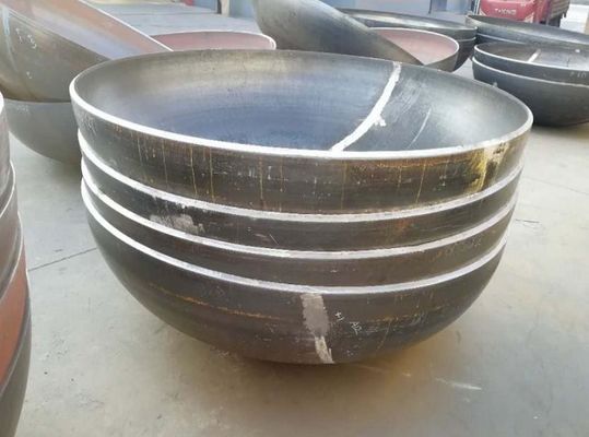 Conexión de soldadura Hemisferio de acero al carbono cabeza de plato con diseño personalizado OEM