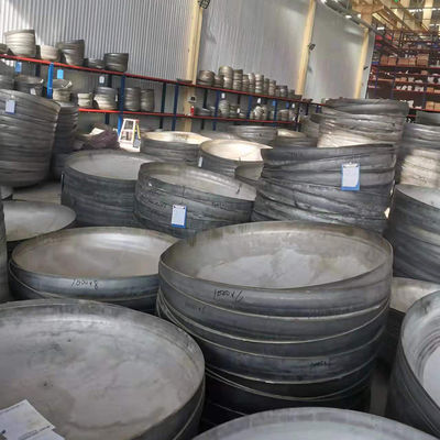 Presión personalizada de acero inoxidable cabezas elípticas con acabado de chorro de arena