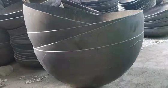 Compañía de producción de cabeza de plato plana estándar ASME para hemisferios de acero