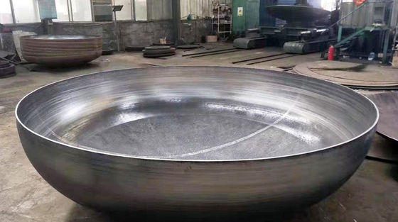 Compañía de producción de cabeza de plato plana estándar ASME para hemisferios de acero