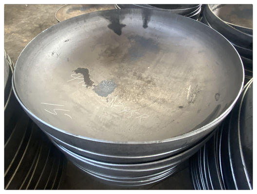 Compañía de producción de cabeza de plato plana estándar ASME para hemisferios de acero