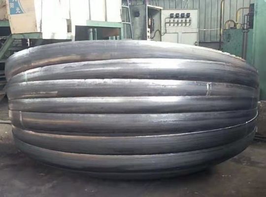 La norma ASME 30 pulgadas conexión de soldadura cabeza del tanque hemisférico para el extremo del tubo de acero