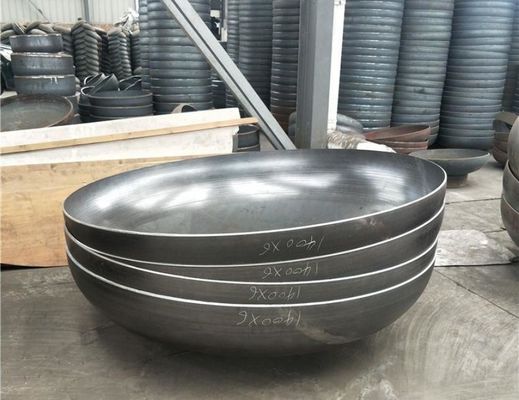 Tamaño personalizado ASME Elíptico de Presión en frío del recipiente cabeza del tanque