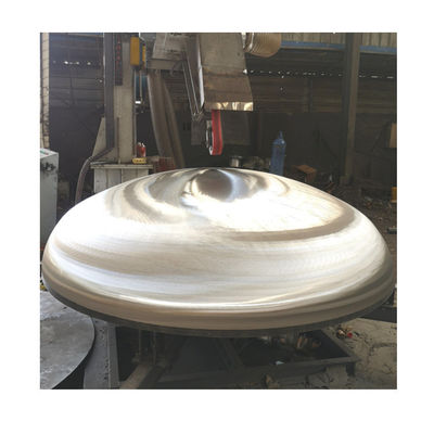 Cabeza de plato torisférica de acero inoxidable 304 de grado industrial para las necesidades de los recipientes a presión