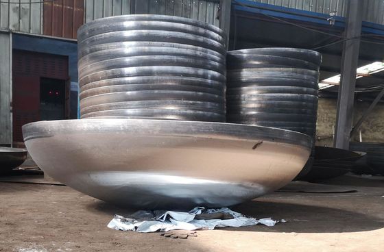 Cabeza de plato torisférica de acero inoxidable 304 de grado industrial para las necesidades de los recipientes a presión