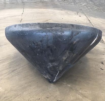 Acero al carbono personalizado Acero inoxidable Cono plano de fondo del tanque Cabezas cónicas para el diseño
