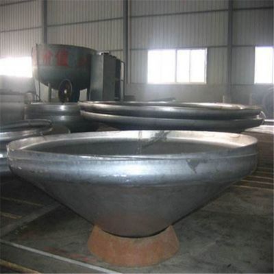 Acero al carbono personalizado Acero inoxidable Cono plano de fondo del tanque Cabezas cónicas para el diseño