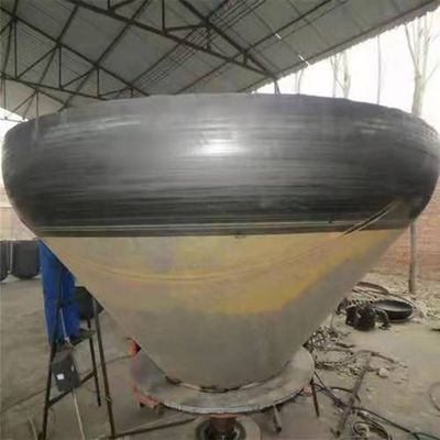 Contenedor de acero al carbono personalizado de fondo del tanque cabeza de cono de plato terminaciones para la competitividad y el apoyo