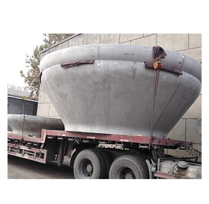 Vaso de presión de diámetro de 1400 mm Asme cabeza de plato elíptica para aplicaciones