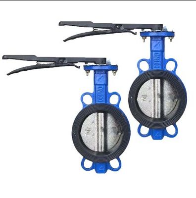 OEM válvulas de hierro fundido de mariposa con asiento flexible y resistente personalizado para control industrial