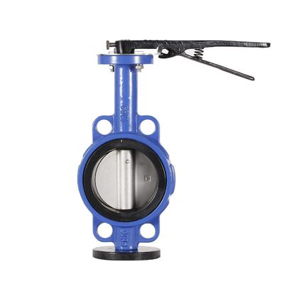 150LB PN16 DN100 Ductil de hierro fundido de acero inoxidable de doble brida Wafer Lug de la válvula de mariposa