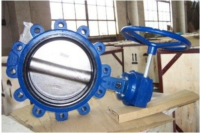 Personalizado JIS 10k/5k PN10/16 Aluminio Bronce Cuerpo de acero inoxidable EPDM NBR PTFE Asiento tipo mariposa