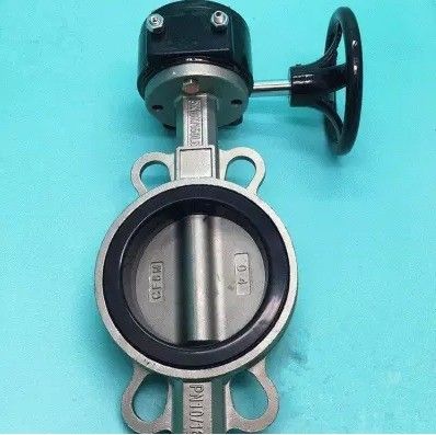 Válvula de mariposa de acero inoxidable DN200 personalizada GGG50 EPDM con certificado