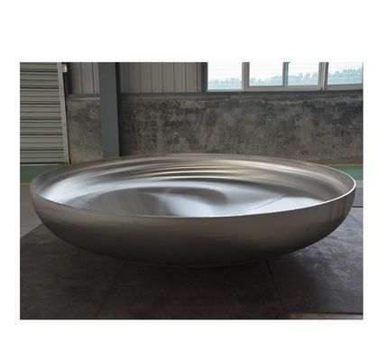 La cabeza del tanque de acero inoxidable semi-elíptica elíptica personalizada cabezas de tanque 6' Sch 10S extremo del plato