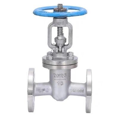 3 pulgadas CF8 de acero inoxidable, válvula de puerta de brida manual con clasificación ANSI 150LB