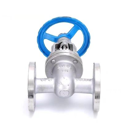3 pulgadas CF8 de acero inoxidable, válvula de puerta de brida manual con clasificación ANSI 150LB