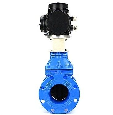 Disponible OEM Acero de carbono WCB NKZ961H válvula de puerta de vacío de brida eléctrica estándar DIN F6