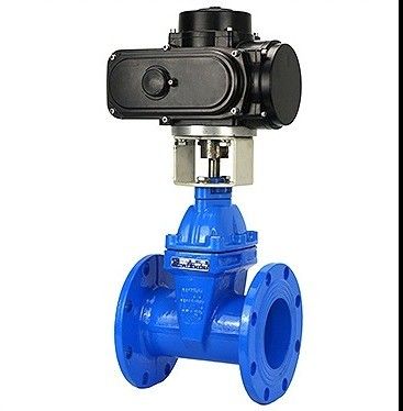 Disponible OEM Acero de carbono WCB NKZ961H válvula de puerta de vacío de brida eléctrica estándar DIN F6