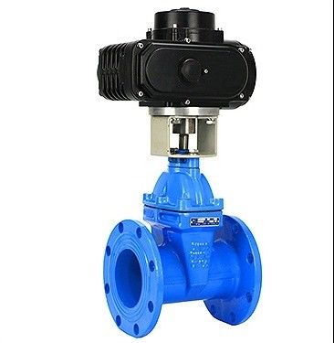 Disponible OEM Acero de carbono WCB NKZ961H válvula de puerta de vacío de brida eléctrica estándar DIN F6