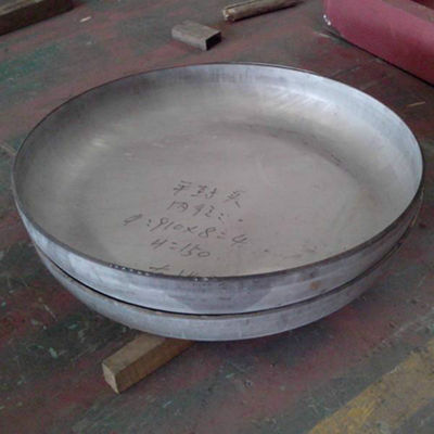 Conexión de soldadura Capa de cabeza plana de acero carbono para partes de calderas de recipientes a presión