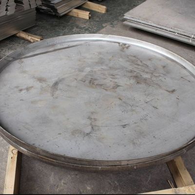Conexión de soldadura Capa de cabeza plana de acero carbono para partes de calderas de recipientes a presión