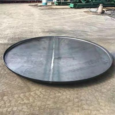 Tamaño personalizado de soldadura Fondo de tanque 1000 mm cabeza plana elipsoidal para piezas iguales de la caldera