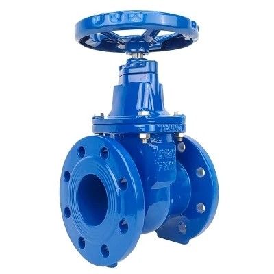 Control de flujo de agua HT200 Tipo de válvula de puerta de brida de hierro fundido con rueda de mano de hierro dúctil