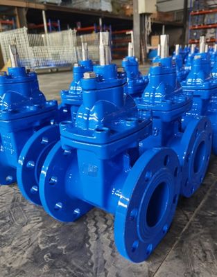 Control de flujo de agua HT200 Tipo de válvula de puerta de brida de hierro fundido con rueda de mano de hierro dúctil
