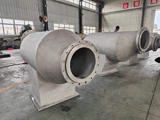 Separador de gas de ciclón líquido vertical pequeño personalizado para planta de minería de energía de acero