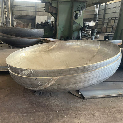 Cabeza elíptica de extremo de tanque de acero al carbono suave con diseño y fundición personalizados