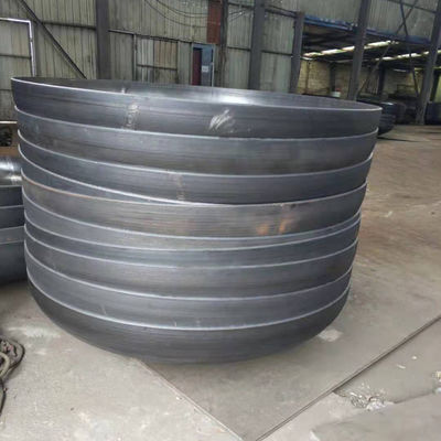 Cabeza elíptica de extremo de tanque de acero al carbono suave con diseño y fundición personalizados