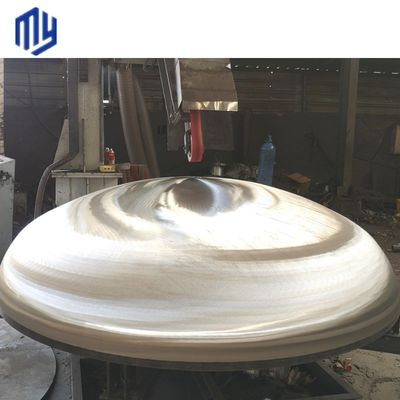 Codo de cabeza igual Círculo de 1000 mm Cubierto con plato Astm A403 Acero 316L ASME Cabeza de plato elíptica